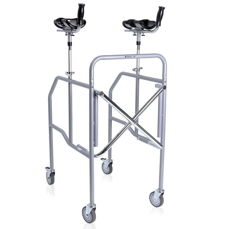 Andador PLEGABLE Apoyo Acolchado Antebrazos Acero