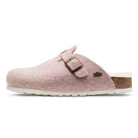 Zapatilla Zueco de Casa Cómoda Fieltro Feliz Caminar