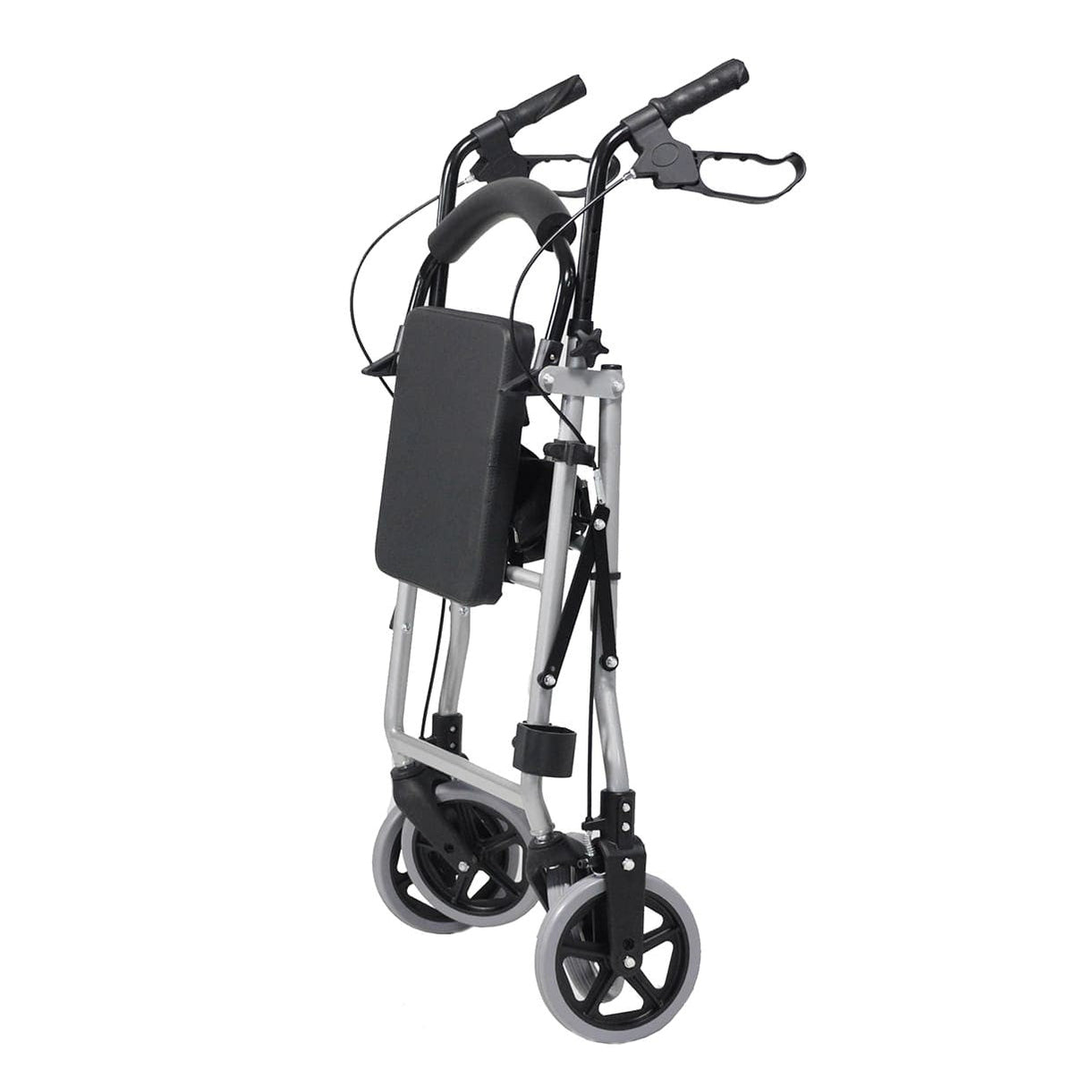 Andador de Aluminio Regulable Plegable con Asiento Nova