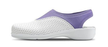 Zueco Profesional de Piel Perforada Antideslizante Sport Lycra Feliz Caminar