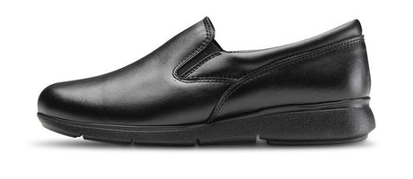 Zapato Piel Negro Cómodo y Ligero Señora Berta Feliz Caminar