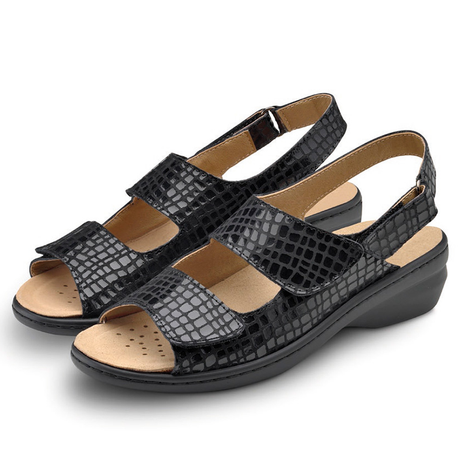 Sandalia Comfort Senora Negra