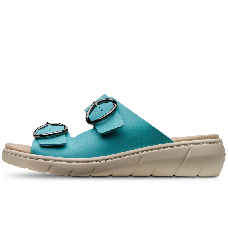 Sandalias Ortopédicas Mujer Celestes