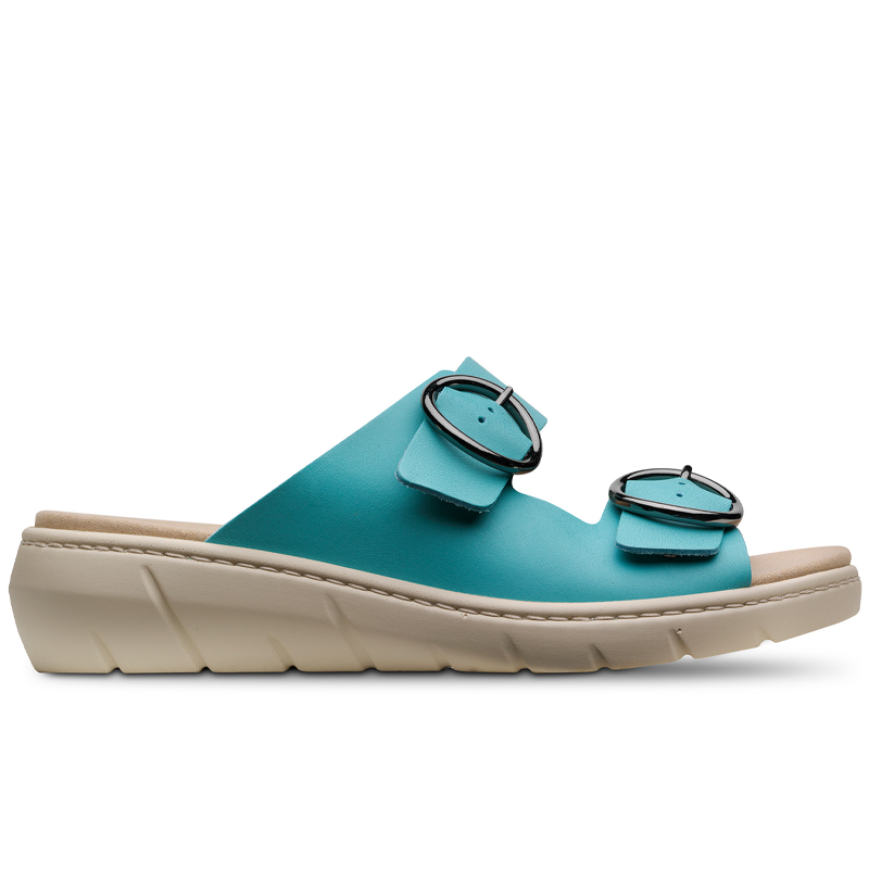 Sandalias Ortopédicas Mujer Celestes