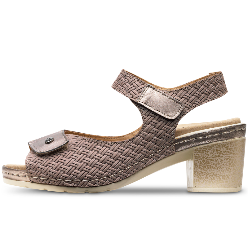 Sandalias de Tacón Cómodas Marrones