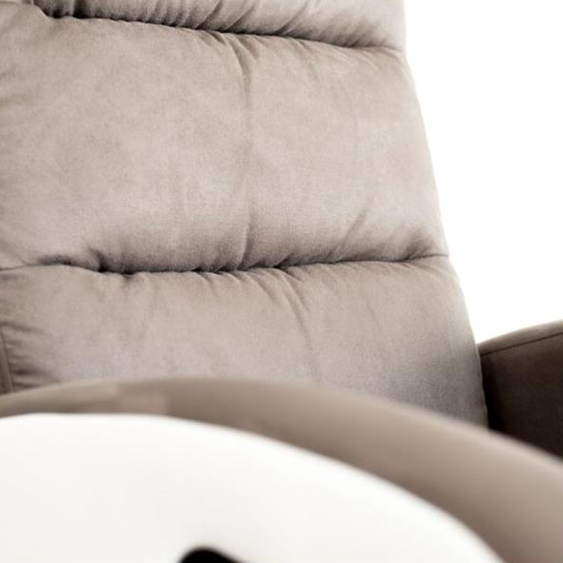 Sillón Reclinable Manual Tejido Suave