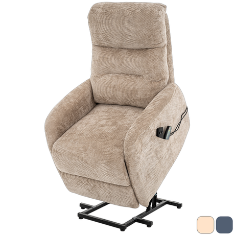 Sillon Relax Masaje Beige Elevable