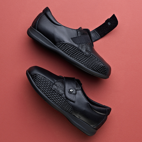 Zapatos Juanetes Elastico Negros