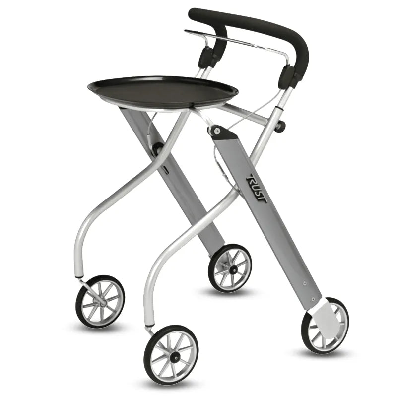 Andador para ancianos plegable y ligero que permite un almacenamiento sencillo sin ocupar espacio dortomedical