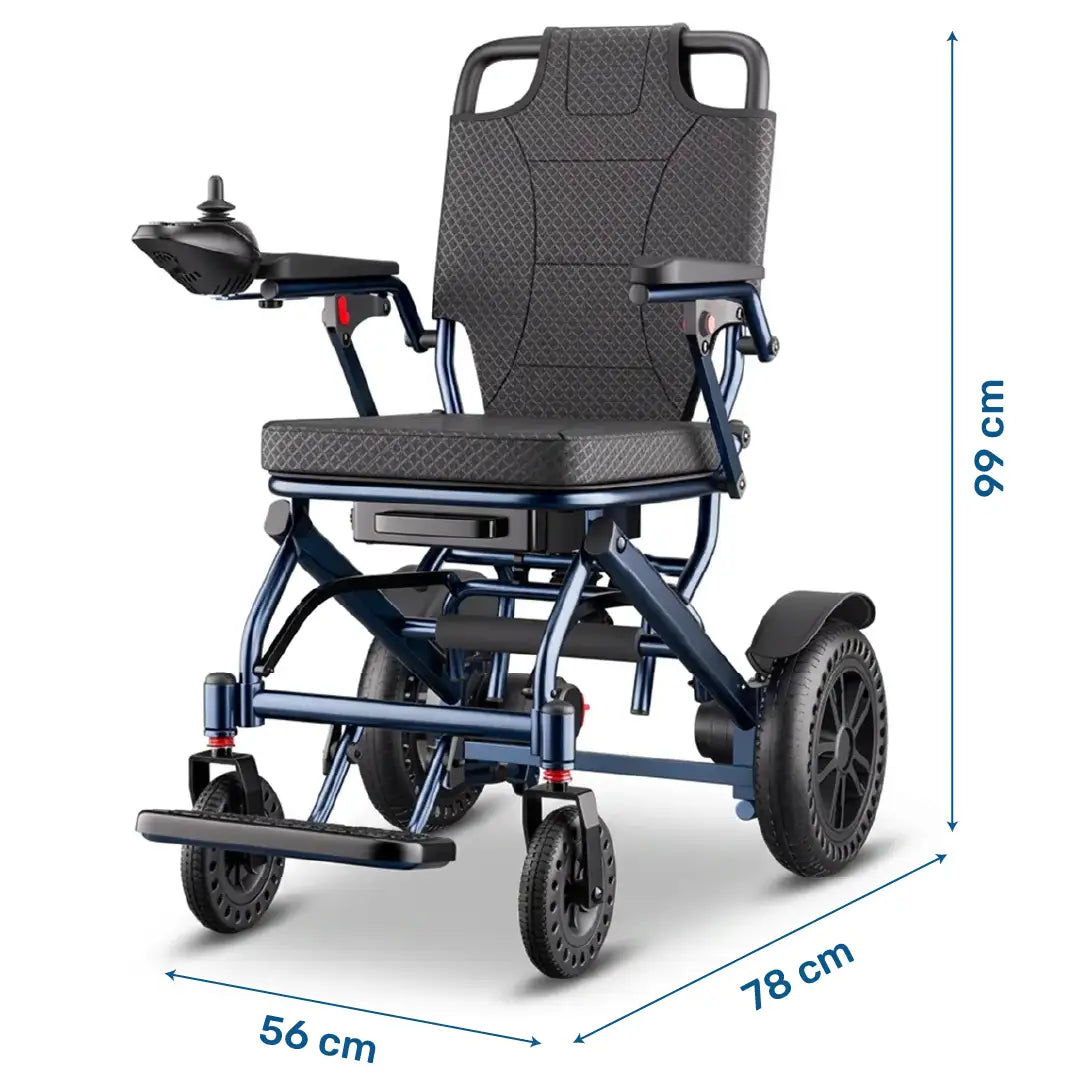 Silla de Ruedas Eléctrica Plegable y Ligera de Aluminio ELIX