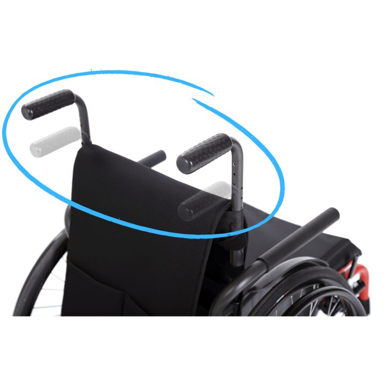 Empuñaduras Regulables en Altura para Silla de Ruedas Activa ATMOS