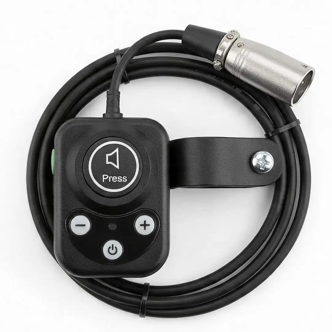 Vista del mando para acompañante compatible con las sillas de ruedas eléctricas BEST y ELEGANT dortomedical
