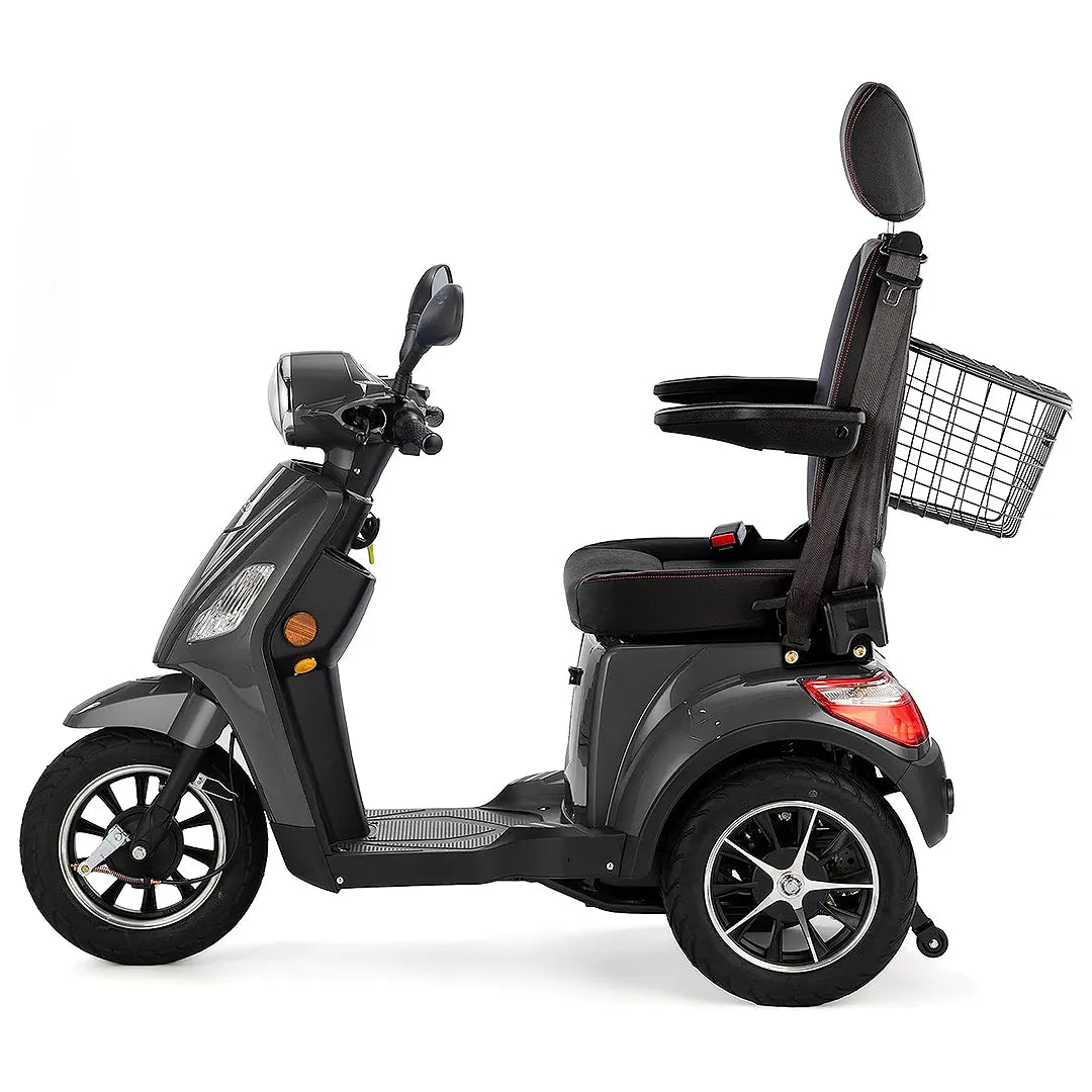 Moto eléctrica con luz de freno y de emergencia para alertar a otros usuarios en la vía de Dortomedical