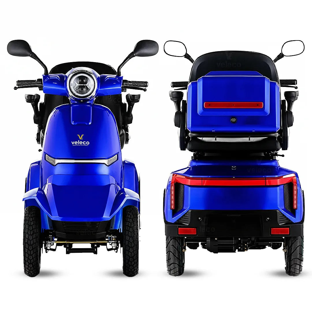Moto eléctrica para mayores con pantalla LED y sistema de colores verde-rojo para lectura fácil de batería de Dortomedical