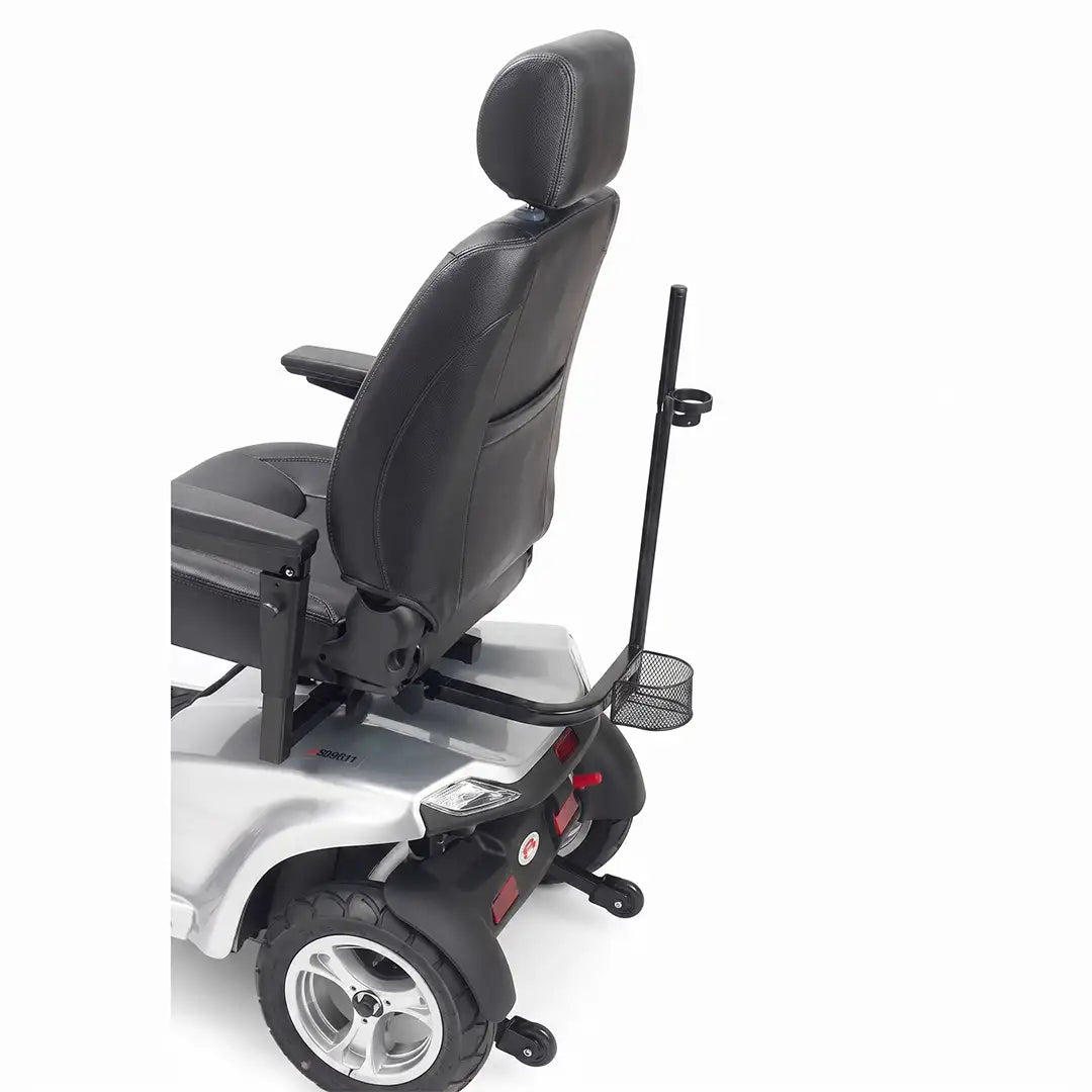 Vista trasera del scooter eléctrico IGalaxy con portabastones dortomedical