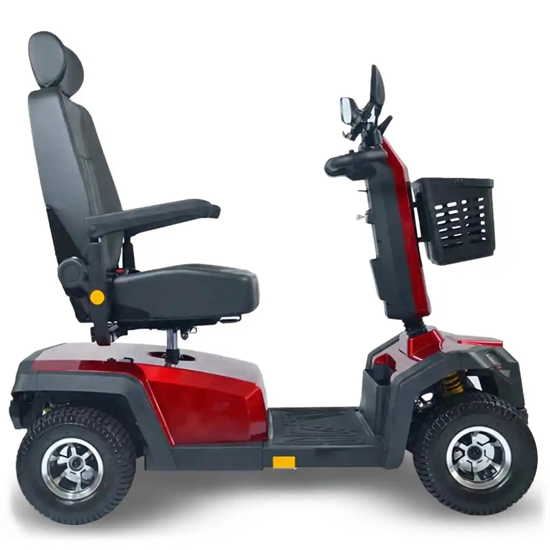 Scooter eléctrico Danubio con batería de 75 Ah y cargador de 8 amperios para un uso prolongado dortomedical
