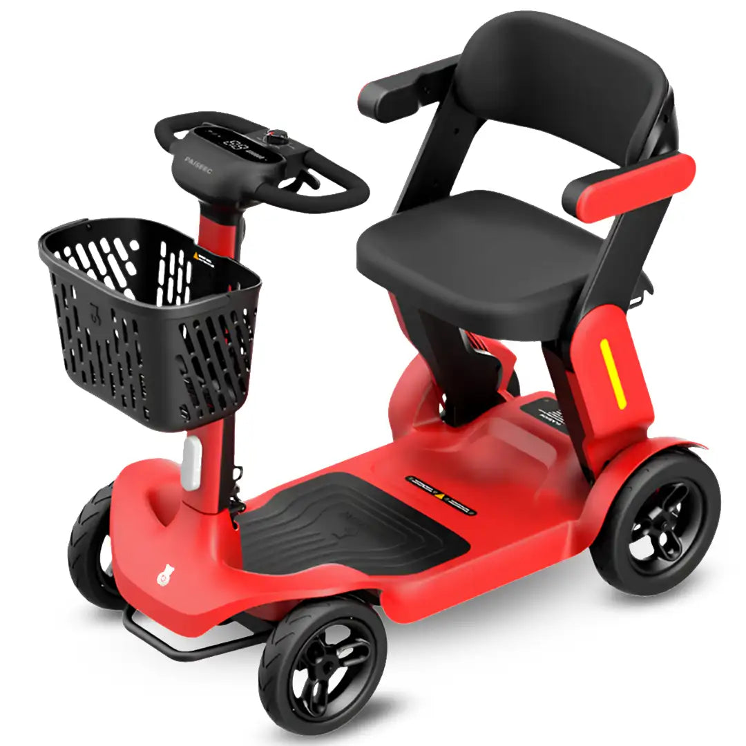 Scooter eléctrico con freno electromagnético que detiene el scooter con un bloqueo seguro dortomedical