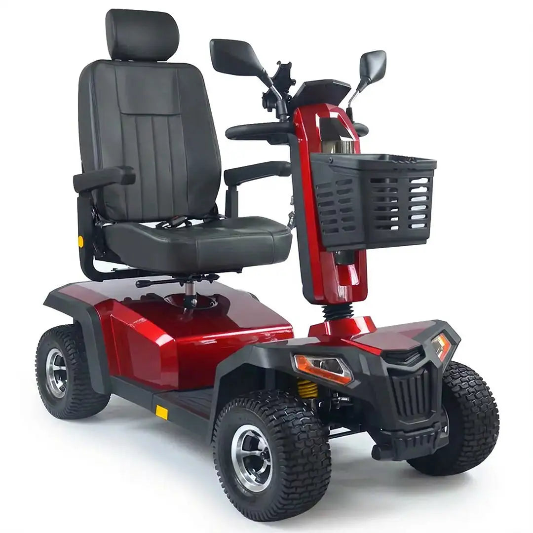 Scooter eléctrico con indicador de nivel de batería para controlar la carga disponible dortomedical