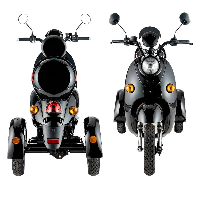 Scooter eléctrico retro con pantalla LED display para visualizar la velocidad e información de Dortomedical