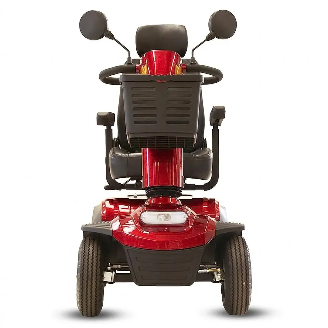 Scooter de movilidad con panel LCD digital que muestra velocidad y cuentakilómetros dortomedical