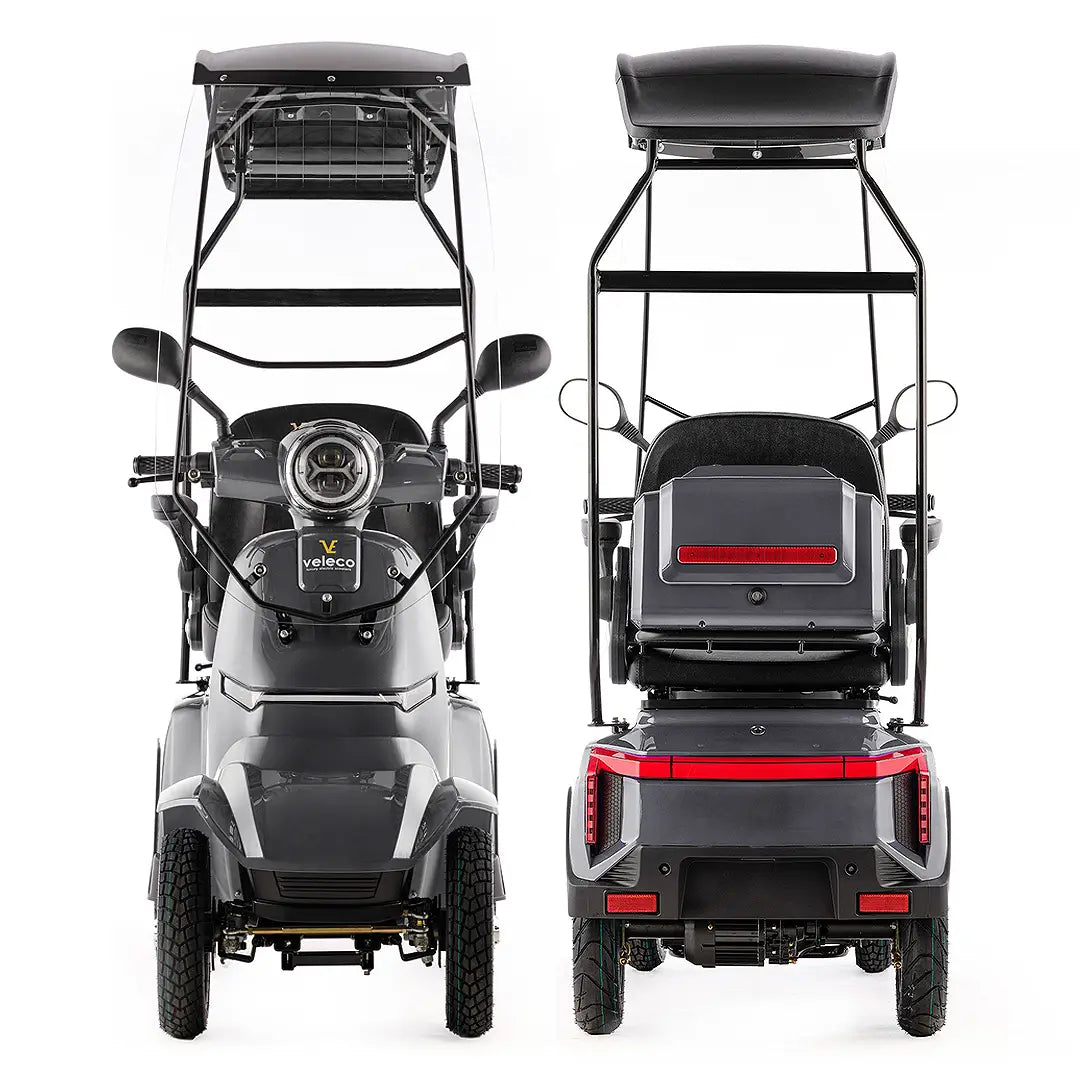 Scooter potente de 1000W con baúl trasero con cierre y espacio bajo el asiento de Dortomedical