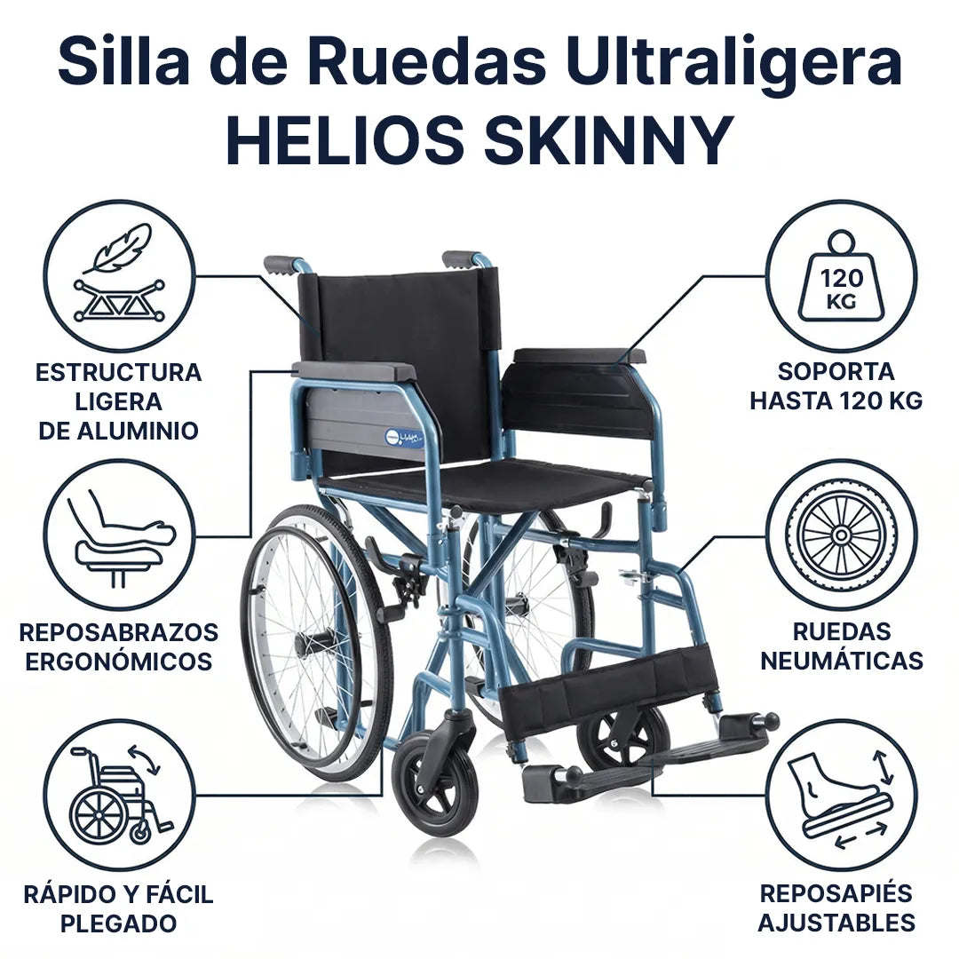 Puntos importantes de la Silla de ruedas de aluminio de 14,5 kg de peso para un manejo sencillo y mayor independencia de Dortomedical.