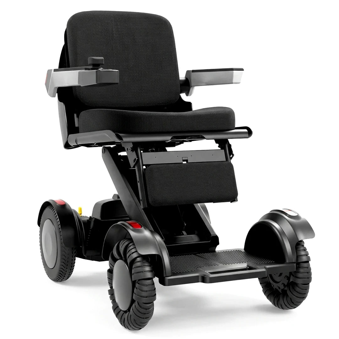 Silla de ruedas eléctrica con sistema de autoequilibrio automático para avanzar con total seguridad dortomedical