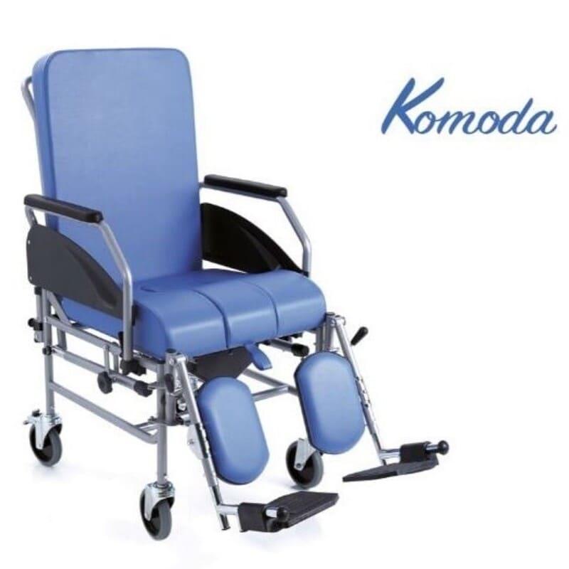 silla con inodoro reclinable