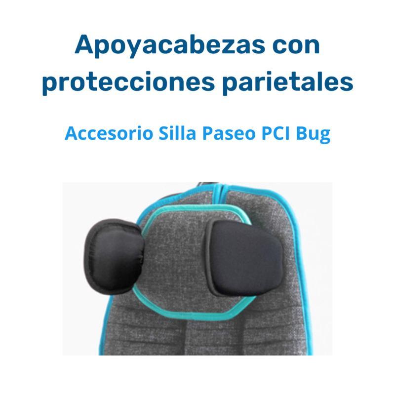 Apoyacabezas con Protecciones Parietales Silla BUG
