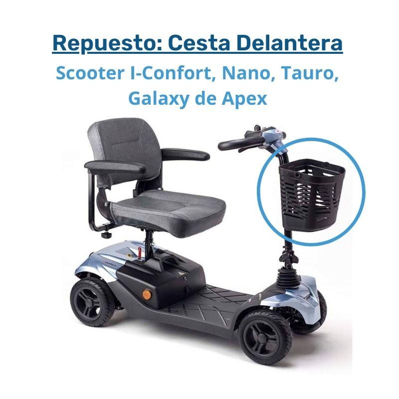 Repuesto: Cesta para Scooter I-Confort, Nano, Tauro, Galaxy