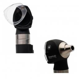 Otoscopio profesional con luz LED y espéculo para examen y diagnóstico de  oído - Otoscopio de fibra óptica alemán Brilliance - Ideal para uso