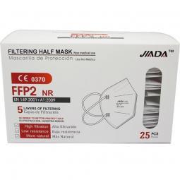 Mascarillas FFP2 gris con certificado europeo CE (embolsadas  individualmente - caja de 10 unidades) - Tienda Fisaude