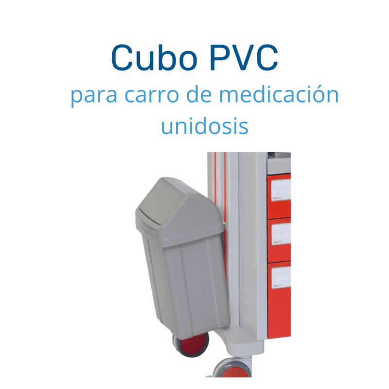 Cubo PVC para Carro de Medicación Unidosis