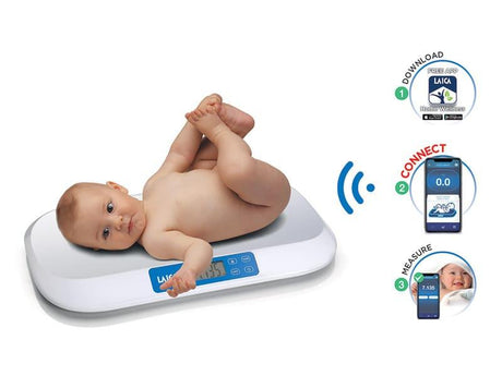 Báscula Digital con Bluetooh para Bebés Laica