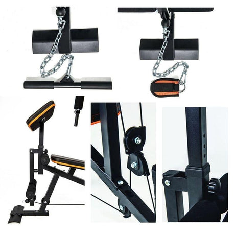 Máquina Multifunción con Barra de Tríceps para Casa MSK-500