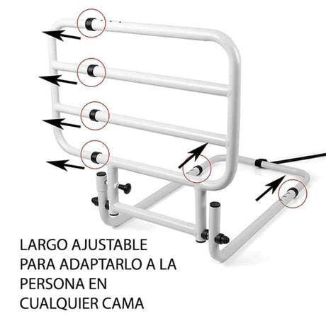 Barandilla Abatible EXTENSIBLE Universal para Cama de Adulto