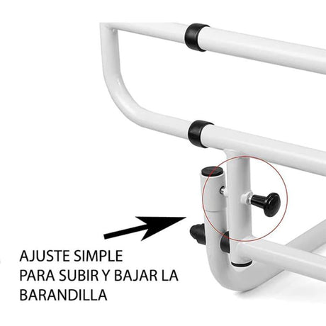 Barandilla Abatible EXTENSIBLE Universal para Cama de Adulto