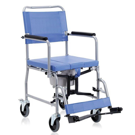 Silla de Ruedas con Inodoro PLEGABLE Kómoda