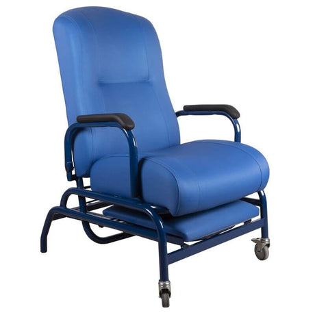 Sillón Geriátrico Reclinable con 2 Ruedas para Residencias