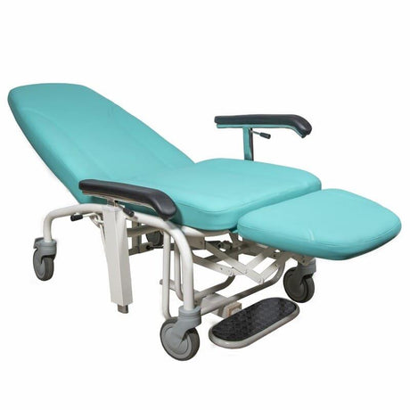 Sillón de Hospital Reclinable con Reposapiés Traslado de Enfermos