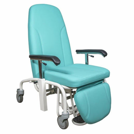 Sillón de Hospital Reclinable con Reposapiés Traslado de Enfermos