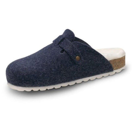 Zapatilla Zueco de Casa Cómoda Fieltro Feliz Caminar