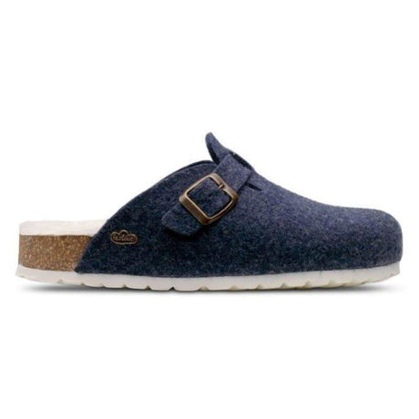 Zapatilla Zueco de Casa Cómoda Fieltro Feliz Caminar