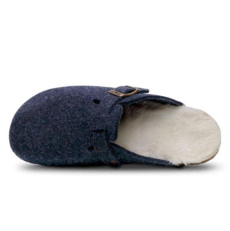 Zapatilla Zueco de Casa Cómoda Fieltro Feliz Caminar