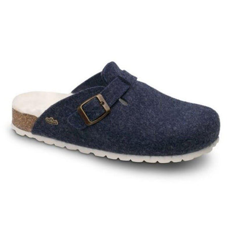 Zapatilla Zueco de Casa Cómoda Fieltro Feliz Caminar