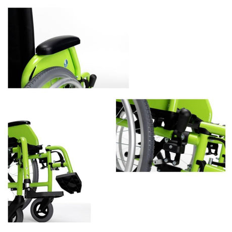 Silla de Ruedas Infantil para Uso Ambulatorio y Hospitalario