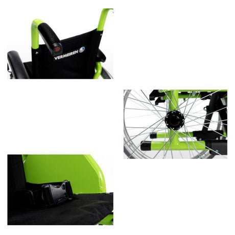 Silla de Ruedas Infantil para Uso Ambulatorio y Hospitalario