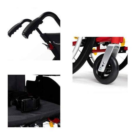 Silla de Ruedas Niños Plegable y Compacta Eclips X2 Kids