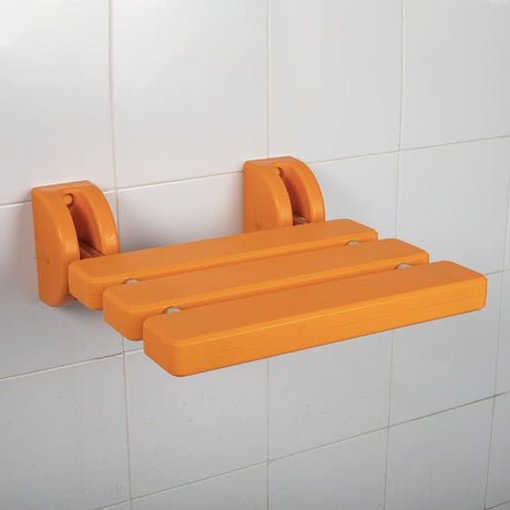 Asiento Abatible de Pared para Duchas Estrechas