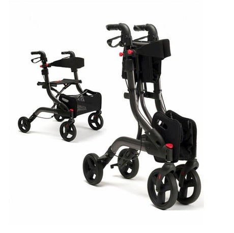 Rollator Andador Plegable de Aluminio 4 ruedas Four-Light